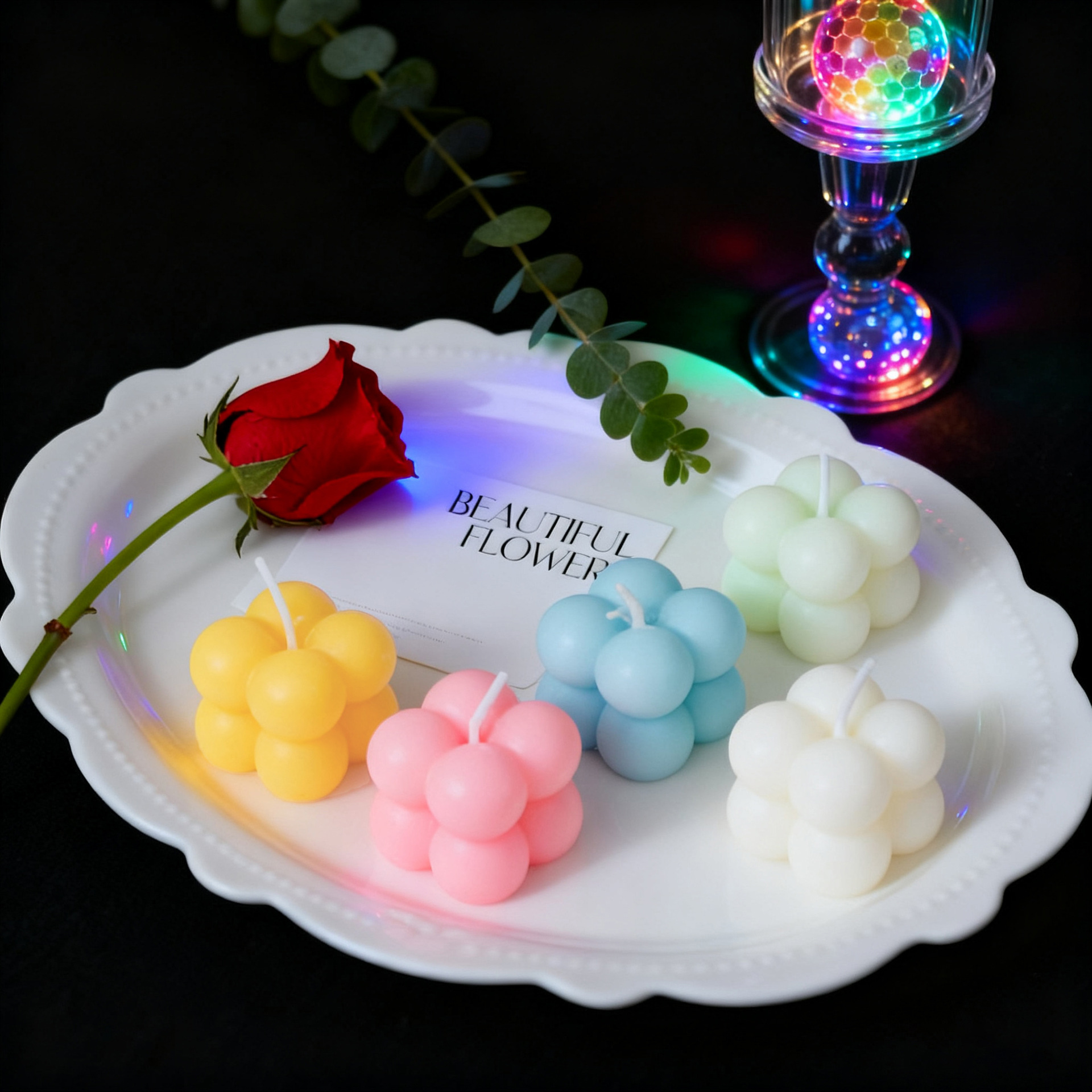 Duftlys i terningform dekorativt til hjemmet og gaveidé_voghion.com