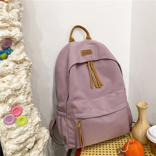 Foreign trade backpack women's new wholesale large capacity school bag middle school birthday style simple casual cross-border backpack