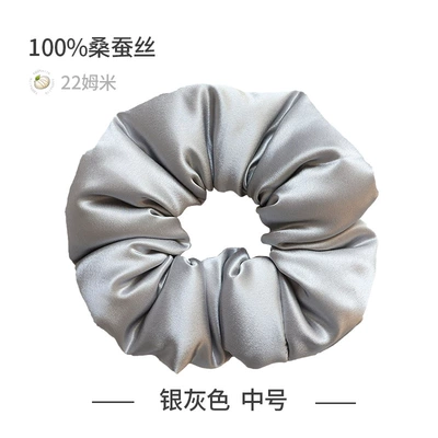Hair Accessory – Saç üçün rezinlər - silver-gray-7cm-22mm