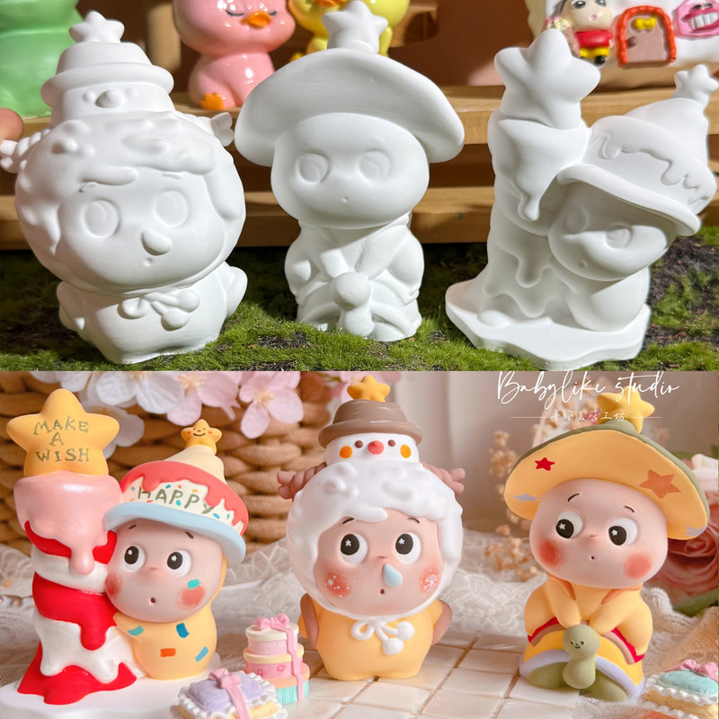 [99% Flawless] Star Man Series Aromatherapy Plaster Doll DIY Handmade Artwork Graffiti Ornament