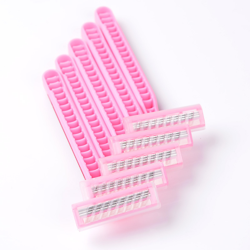 Maquinilla de Afeitar Manual Desechable con Cuchilla de 3 Capas, Afeitadora para Mujer, Juego Personalizado para Hotel, Baño y Viajes