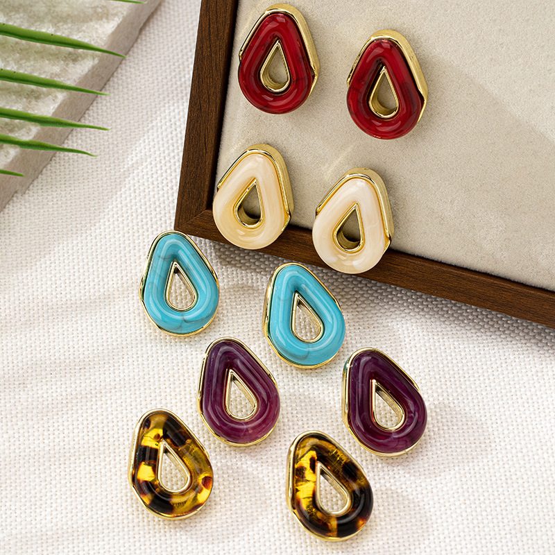 trend geometric elegant fashionable earrings