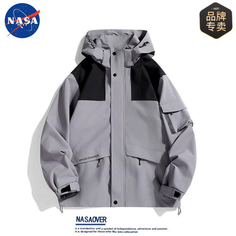 NASA invierno al aire libre calentamiento de algodón de grafeno pareja chaqueta con capuzas casuales a prueba de frío chaqueta de algodón de asalto hombre