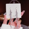 Silver needle, advanced small design earrings, silver 925 sample, internet celebrity, high-quality style, Korean style