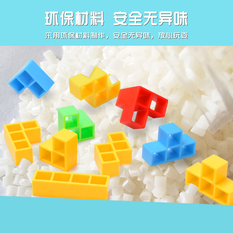 Transfronterizos apilados altos bloques de construcción rusos apilados juegos de equilibrio de música swing niños concentración juguetes de mesa image 3