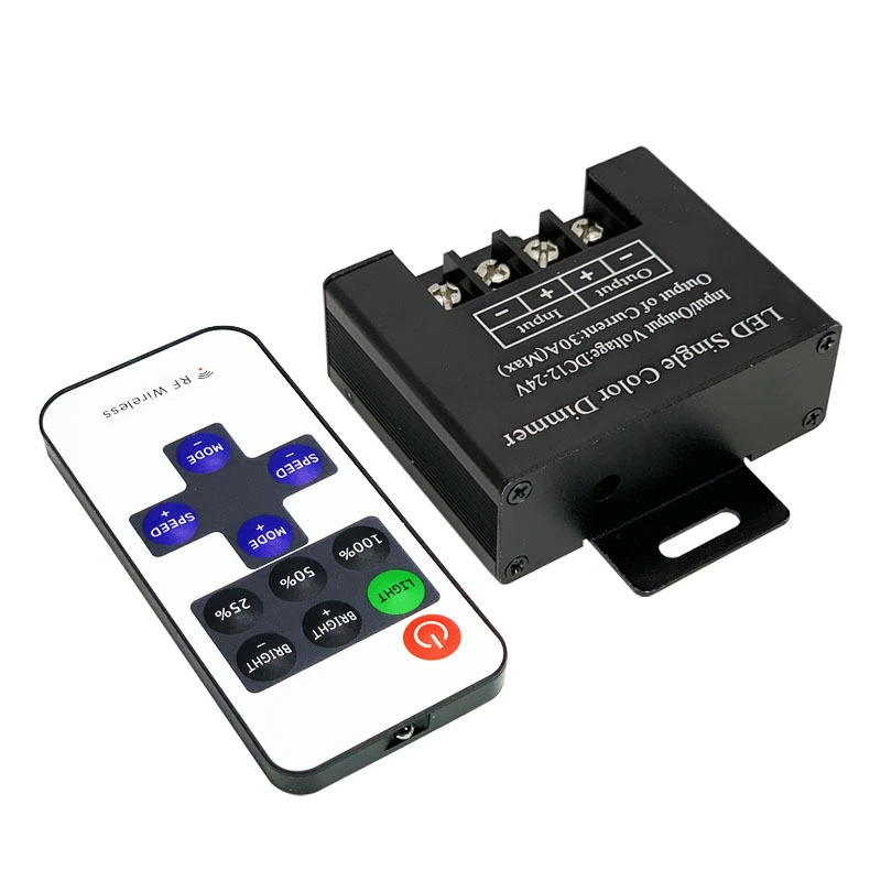 Wireless LED light strip, switch key for wardrobe, controller, 12v, 24v, 11 keys, high power