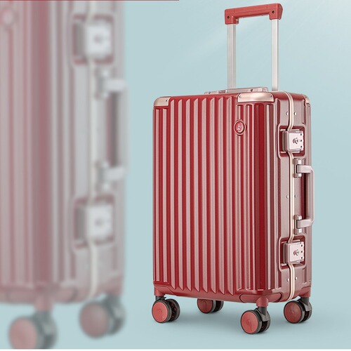 Wholesale support from the manufacturer, one-piece dropshipping 20-inch travel carry-on suitcase 24-inch 26-inch red wedding luggage