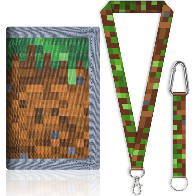 Cross-Border Amazon Best-Selling Digital 70% off Wallet Coin Purse, Lanyard Wallet Set