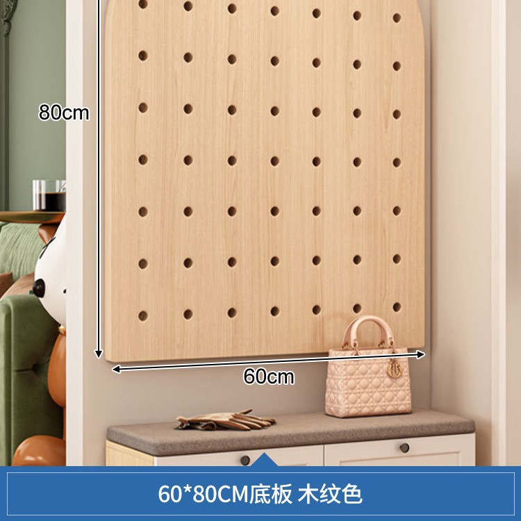 Placa inferior curvada de grano de madera 60x80