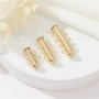 包金电镀手工保色饰品扣