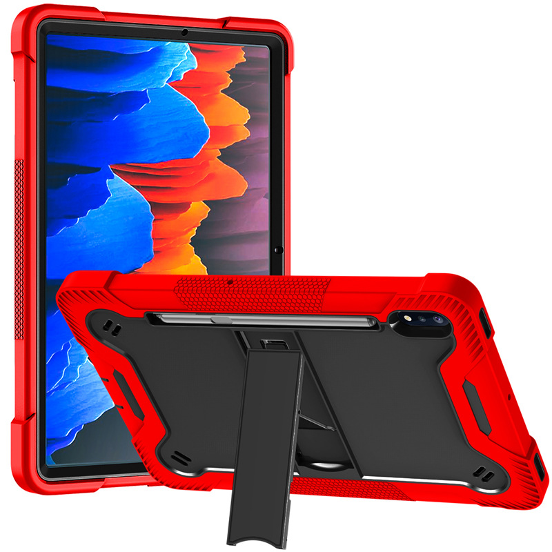 新款适用三星Tab S9Ultra四角防摔平板套X910硅胶PC支架保护壳