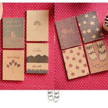 日韩国文具批发梦幻时空牛皮纸笔记本子精美便携口袋本记事本