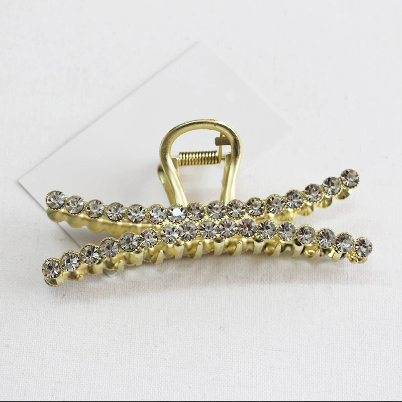 Hairgrip, shark, matte crab pin for bath, ponytail, simple and elegant design