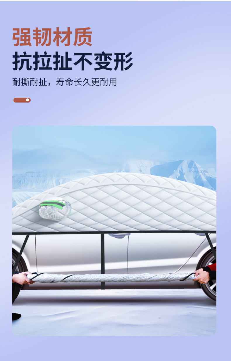 Wholesale Anti-Hail Extra Thick Quilt, Universal for All Seasons, Cold-Resistant, Warm, Sun-Proof, Rain-Proof and Snow-Proof, Universal Car Clothing and Car Cover
