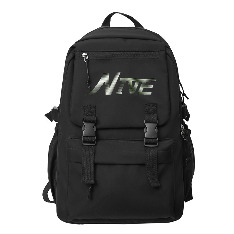 Mochila de gran capacidad de gran valor de alta calidad de moda coreana de estilo Mochila escolar simple para estudiantes universitarias ins Mochila de viaje y ocio