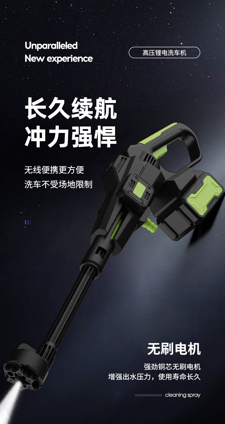 Cordless High Pressure Washer, Portable Car Washing Tool