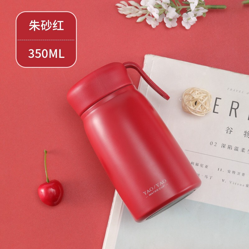 Stainless Steel Large-Capacity Thermos Cup for Male and Female Students, Portable Water Bottle, Gift Set, 350ml Thermos Cup Gift Stainless Steel Large-Capacity Thermos Cup for Male and Female Students, Portable Water Bottle, Gift Set, 350ml Thermos Cup Gift