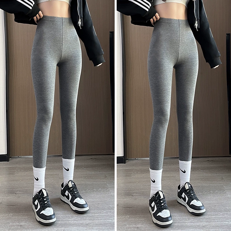 Эластичные термог leggings для женщин, высокой талией, плюс‑размер, подходят для йоги, повседневной носки и зимы