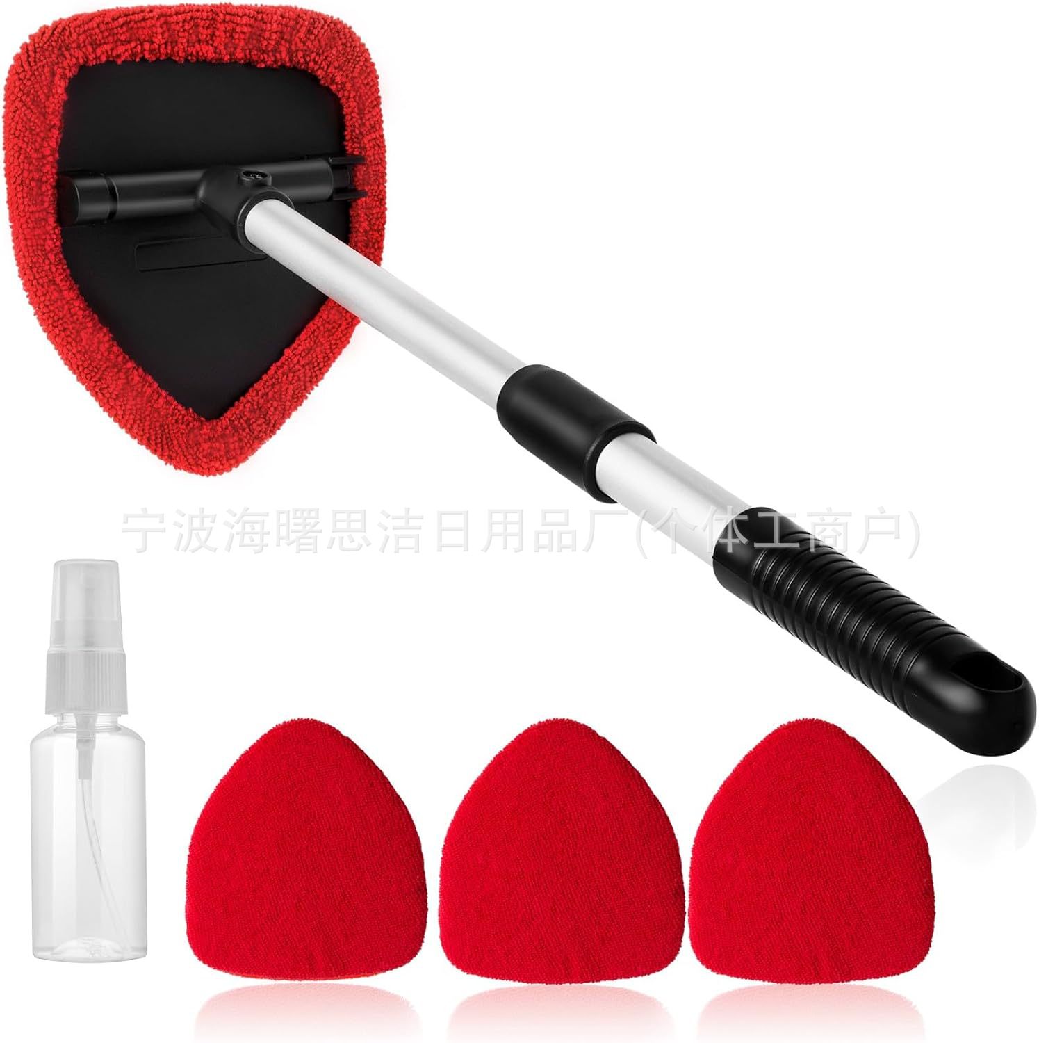 1세트(5면 접이식 막대 + 빨간색 천 커버 4개 + 스프레이 병)