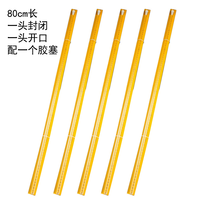 可密封长玻璃管托里拆利实验演示装置带塞刻度尺化学实验教学仪器