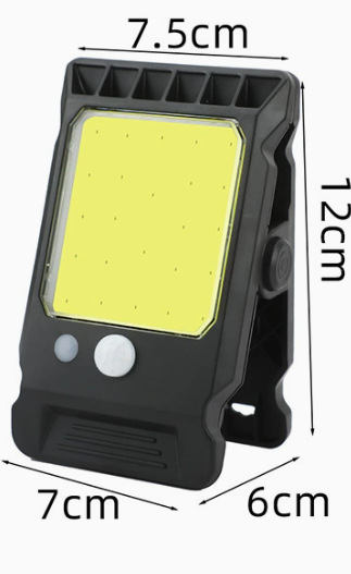 Luz solar transfronteriza con clip para jardín, luz LED recargable por USB, iluminación exterior, estilo pastoral, redonda, súper brillante