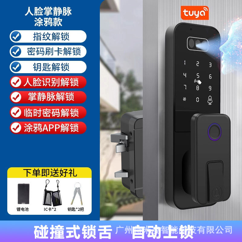 NT6-[Scissor Lock Tongue] Face and Palm Vein Graffiti Bluetooth Model