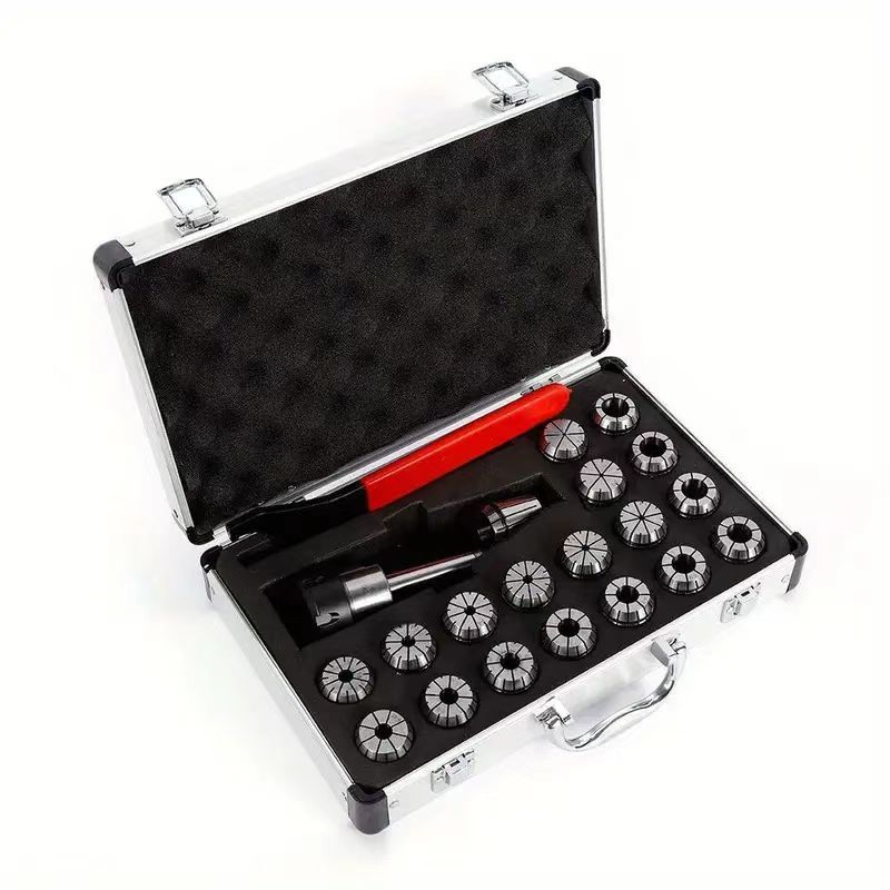 数控加工MTB4-ER32 铣刀柄筒夹BT40-ER32弹簧雕刻机夹头19PCS套装