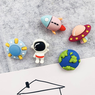 Spacecraft Earth Rocket Personality Creative Thampin Early Education Memorandum Photo Fixed Pin Felt Tack