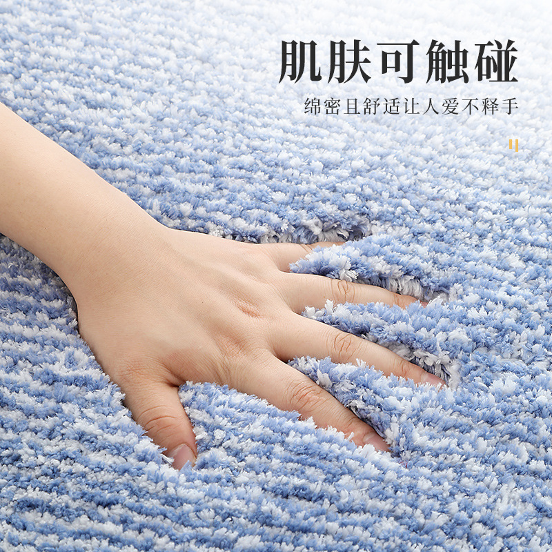 进门客厅加厚地垫卧室床边地毯浴室吸水防滑脚垫卫生间家用垫子