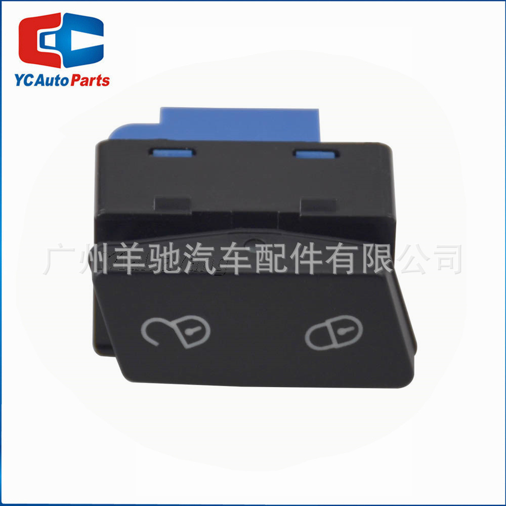 1T0962125B botón de interruptor de desbloqueo de la cerradura de la puerta central del automóvil para Volkswagen Caddy 2004 - 2015 image 5