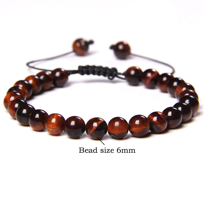 11g Weight Bracelets Classification 1 Piece Quantity Daily Occasion Tiger Eye Material Gradient Color Pattern Unisex Gender Beaded Design Fashion Style 1 Piece Fashion Gradient Color Tiger Eye Beaded Bracelets 12