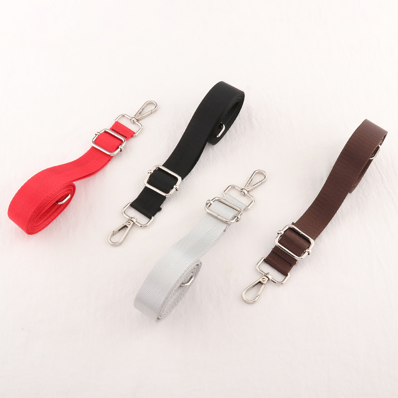 Fashion Style All Seasons Nylon Solid Color Sling Strap Bag Accessories