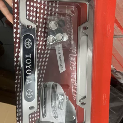New stainless steel car license License plate holder/license plate holder