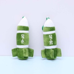 东风5C导弹毛绒挂件玩偶创意DF61娃娃包包钥匙扣挂饰安全感小公仔