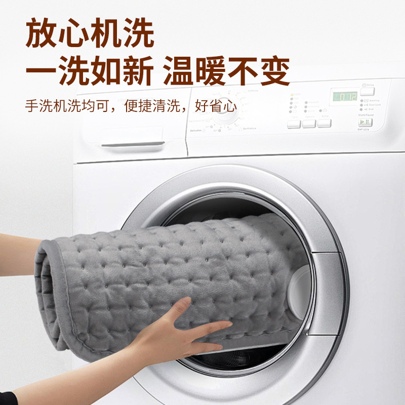 跨境电热毯迷你加热垫小电热毯智能温控多功能加热毯暖身发热毛毯|undefined