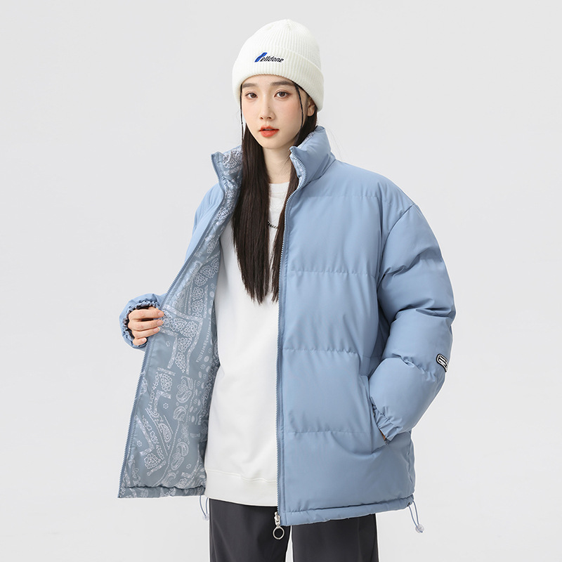 Chaqueta de invierno acolchada de algodón para hombre, abrigo de algodón grueso para hombre, ropa de invierno, chaqueta de algodón de estilo americano a la moda para hombre.
