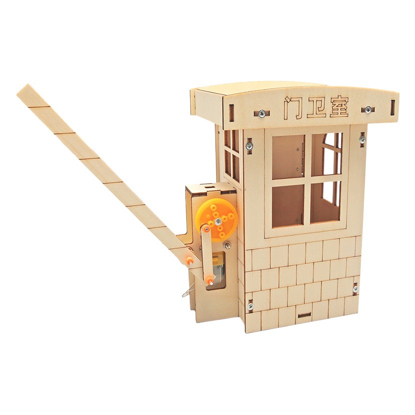 Ciencia experimento de elevación puerta Escuela Primaria estudiante tecnología producción invención kindergarten hecho a mano material de juguete de bricolaje