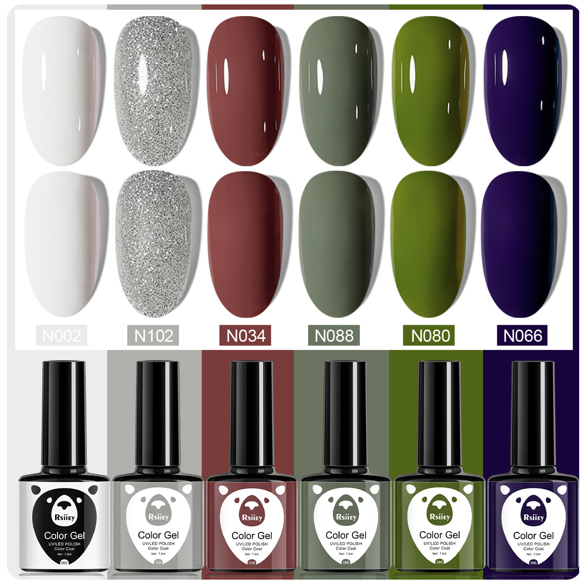 6 colores esmalte de uñas pegamento fototerapia embotellada color popular pintado brillante ojo de gato pegamento UV fototerapia pegamento esmalte de uñas traje de pegamento