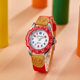 Factory wholesale cartoon children's watch word quartz waterproof nylon canvas strap student children's watch