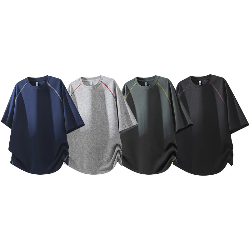 Plus Size Round Neck Short-Sleeved Men's Summer Trendy Brand Short-Sleeved Loose and Versatile Half-Sleeved Large Size T-Shirt for Boys M-8Xlt Shirt
