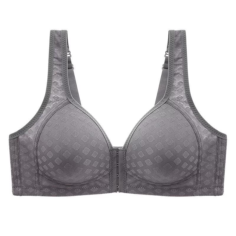 Thin underwear, supporting comfortable wireless bra, (Physicals), plus size, for middle age