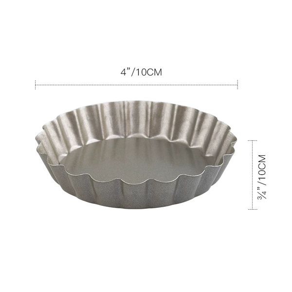 4-inch living bottom tart plate-golden