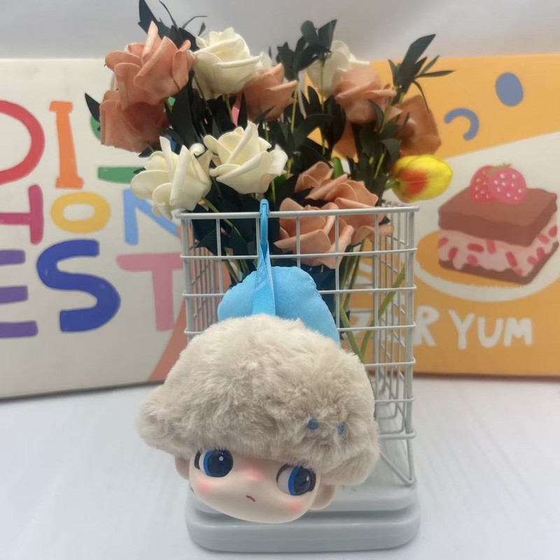 新製品 DIMOMO 小頭シリーズビニールぬいぐるみキーホルダー女の子かわいいバッグペンダント車のキーチェーンバッチ|undefined