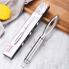 304 stainless steel scale remover, thick manual fish scaler, home use fish scale scraper, kitchen small tool