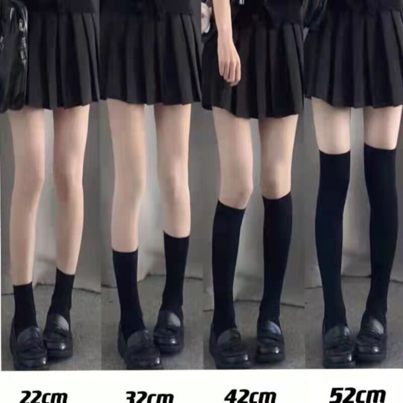 [Manufacturer Wholesale] Women's Autumn and Winter Velvet Mid-Calf Socks Half-Calf Over-The-Knee Stockings Sports Student Socks
