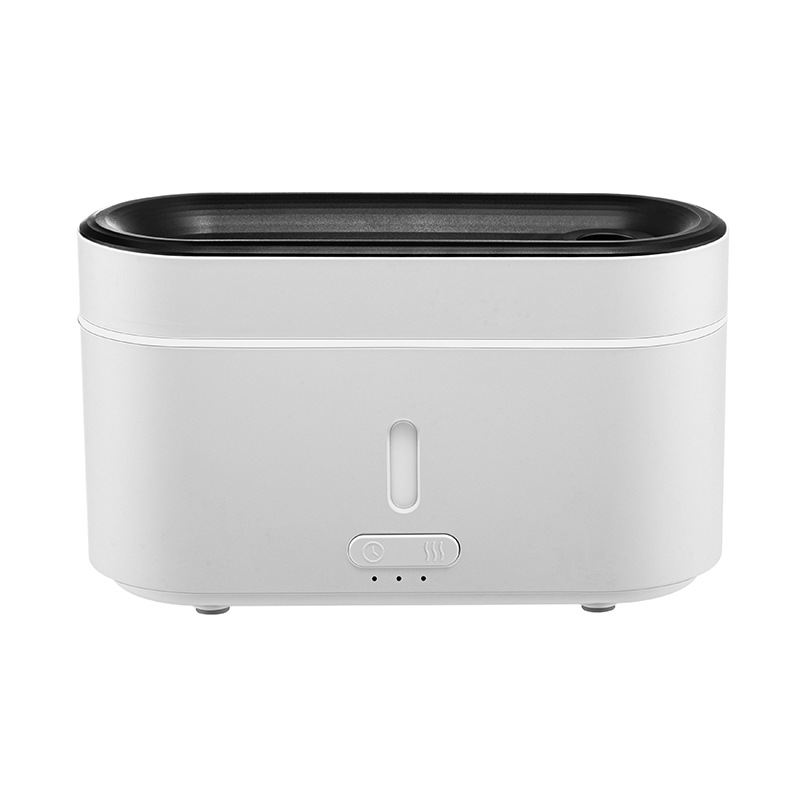 Shouming simulación llama aromaterapia máquina hogar aceite esencial especial lava volcánica atmósfera USB aromaterapia humidificador