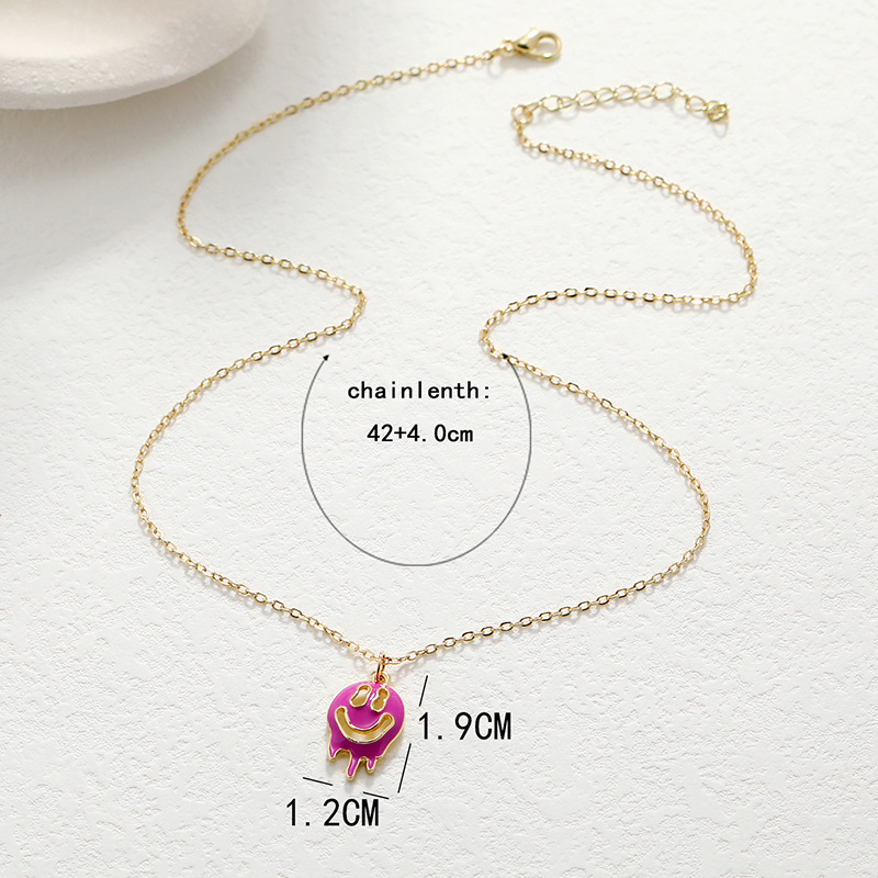 new fashion funny necklace hollow oil dripping ghost necklace
