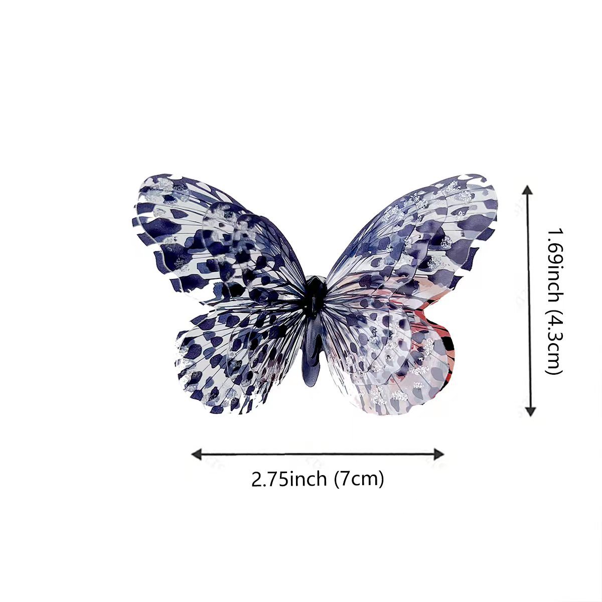 Polka Dot Butterfly Ring Opening Adjustable