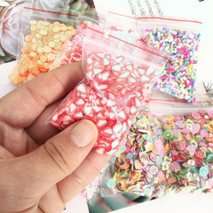 水果軟陶片 1000片花瓣心形 史萊姆填充DIY滴膠材料美甲貼片 配飾