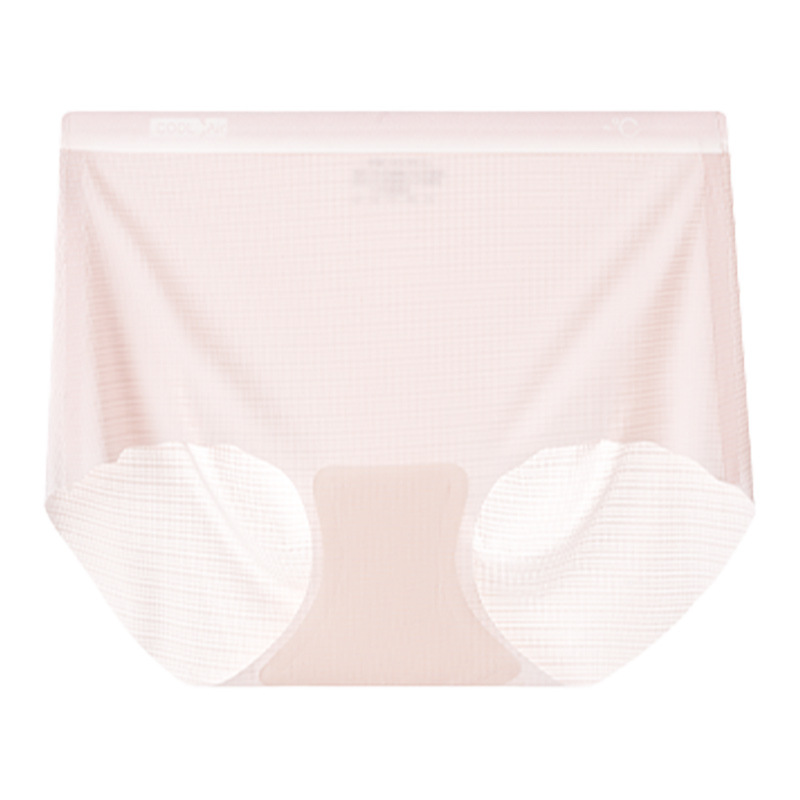 Calzoncillos de cintura media delgados de verano para mujer, pantalones antibacterianos y transpirables para niña, ropa interior de mujer sin costuras de seda de hielo de secado rápido